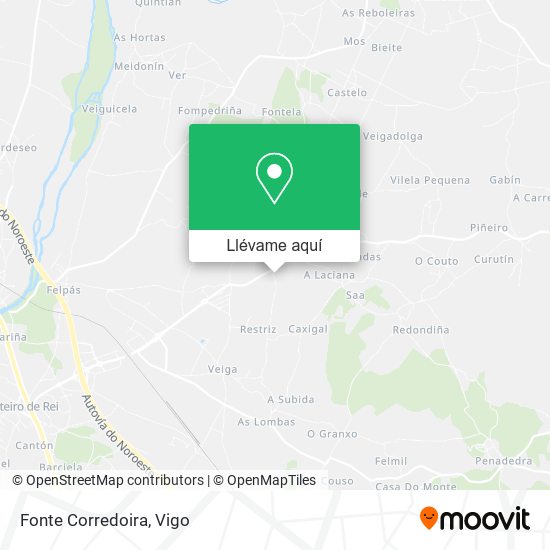 Mapa Fonte Corredoira