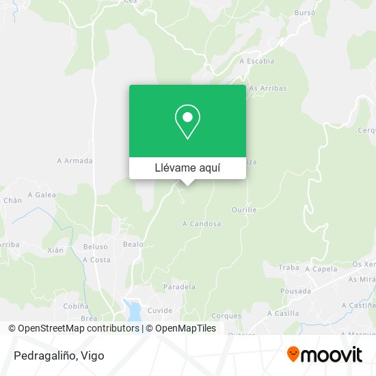 Mapa Pedragaliño