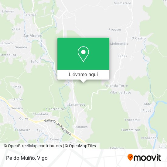Mapa Pe do Muíño