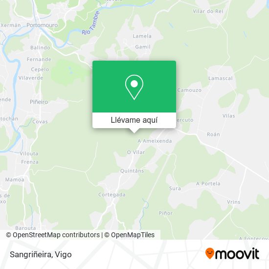 Mapa Sangriñeira
