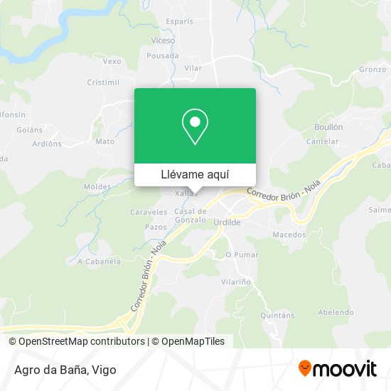 Mapa Agro da Baña