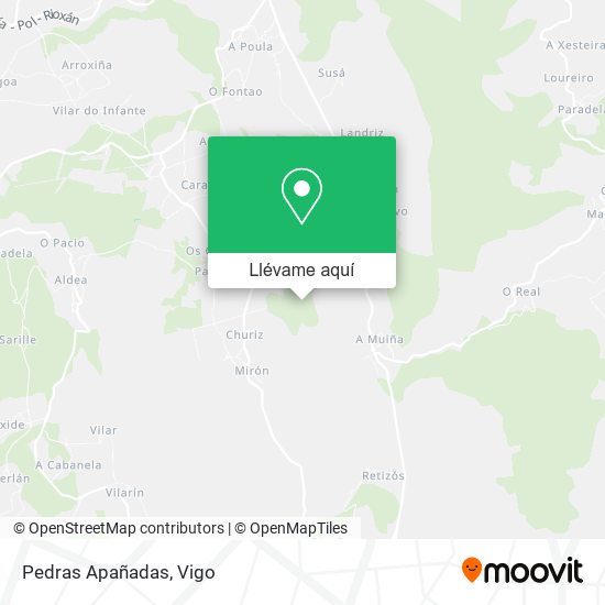 Mapa Pedras Apañadas