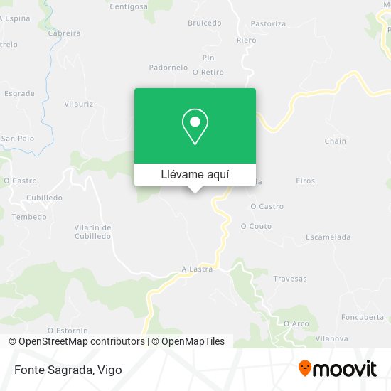 Mapa Fonte Sagrada