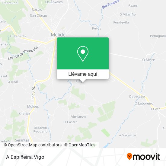 Mapa A Espiñeira