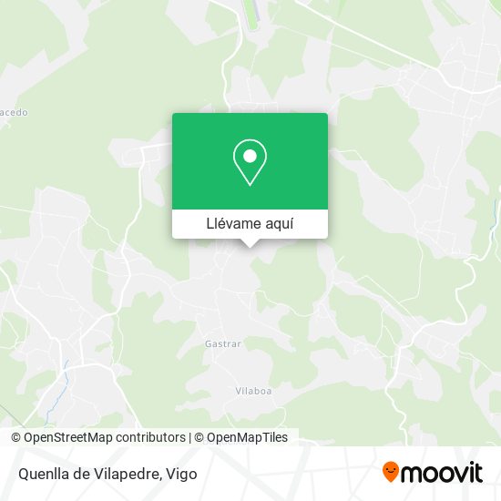 Mapa Quenlla de Vilapedre