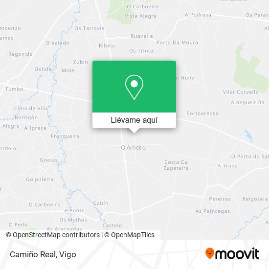 Mapa Camiño Real
