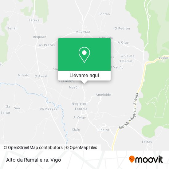 Mapa Alto da Ramalleira