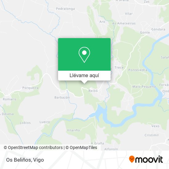 Mapa Os Beliños