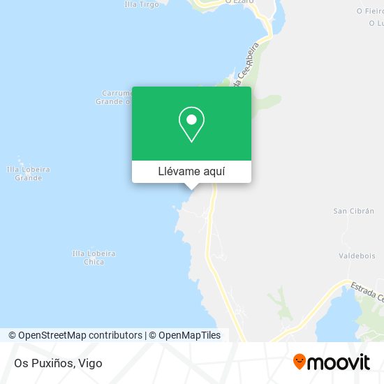 Mapa Os Puxiños