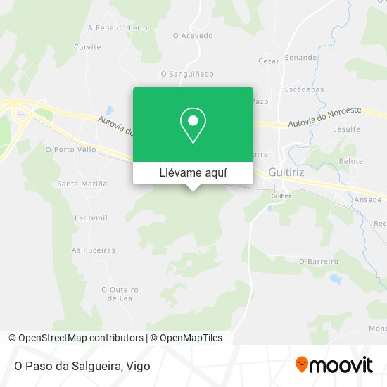 Mapa O Paso da Salgueira
