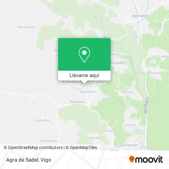 Mapa Agra de Sadel