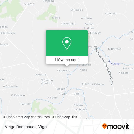 Mapa Veiga Das Insuas