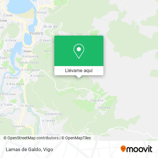 Mapa Lamas de Galdo