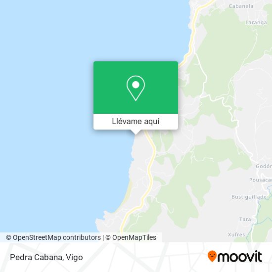 Mapa Pedra Cabana