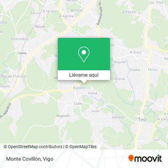 Mapa Monte Covillón