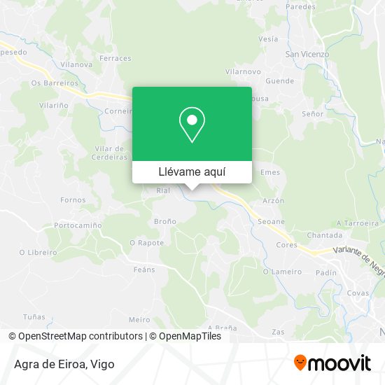 Mapa Agra de Eiroa