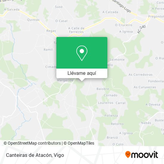 Mapa Canteiras de Atacón
