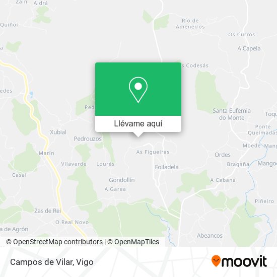 Mapa Campos de Vilar