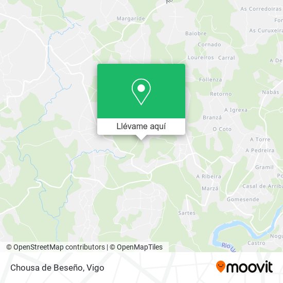 Mapa Chousa de Beseño