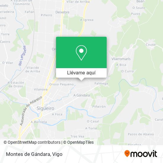 Mapa Montes de Gándara