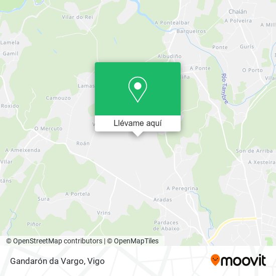 Mapa Gandarón da Vargo