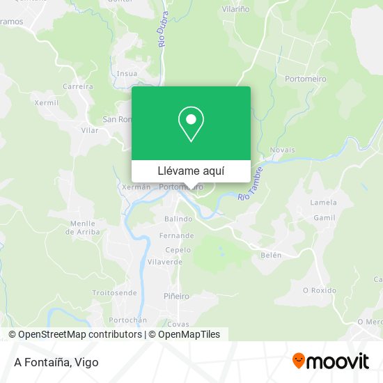 Mapa A Fontaíña