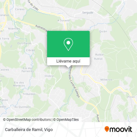 Mapa Carballeira de Ramil