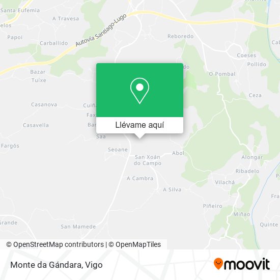 Mapa Monte da Gándara