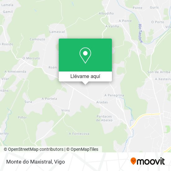 Mapa Monte do Maxistral