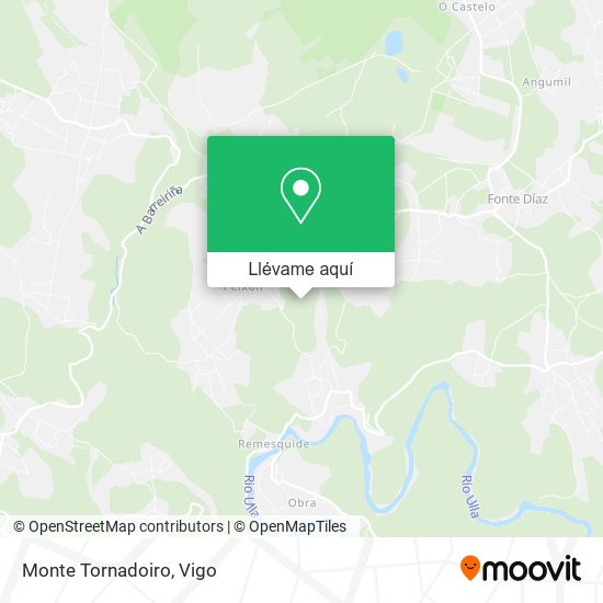 Mapa Monte Tornadoiro