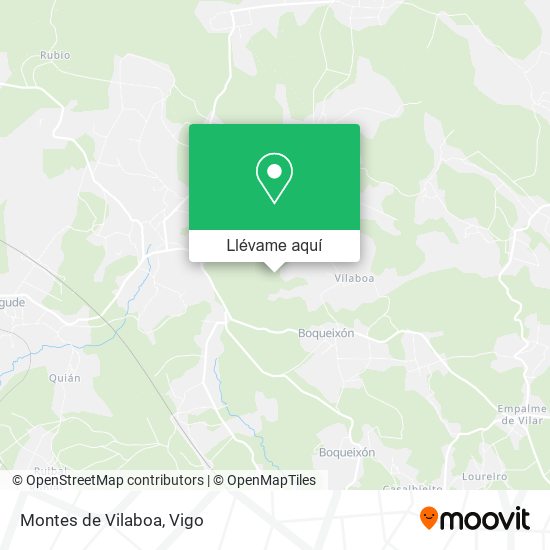 Mapa Montes de Vilaboa