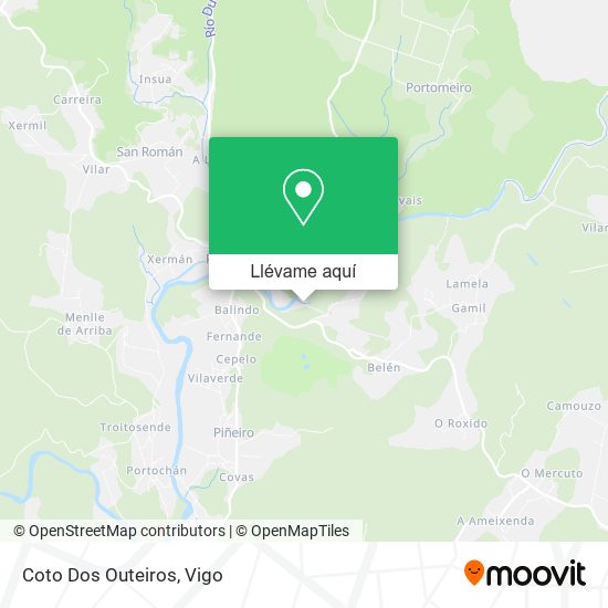 Mapa Coto Dos Outeiros