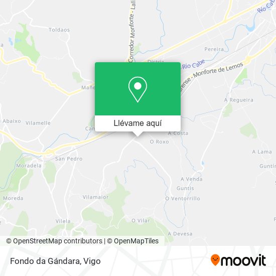 Mapa Fondo da Gándara