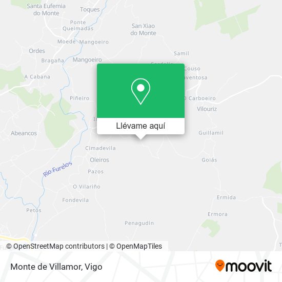 Mapa Monte de Villamor