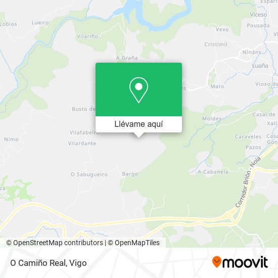 Mapa O Camiño Real