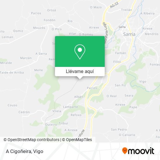 Mapa A Cigoñeira