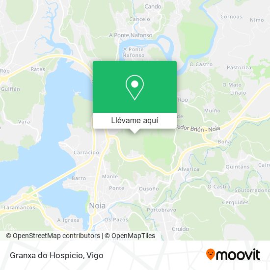 Mapa Granxa do Hospicio