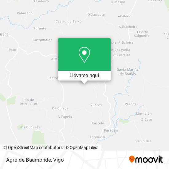 Mapa Agro de Baamonde