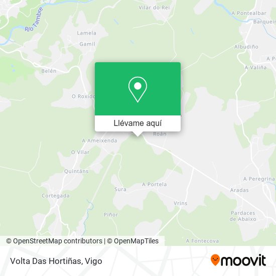 Mapa Volta Das Hortiñas