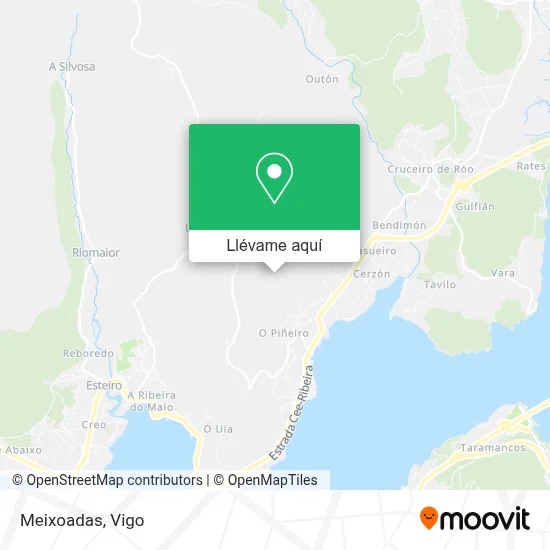 Mapa Meixoadas