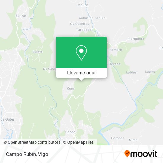 Mapa Campo Rubín