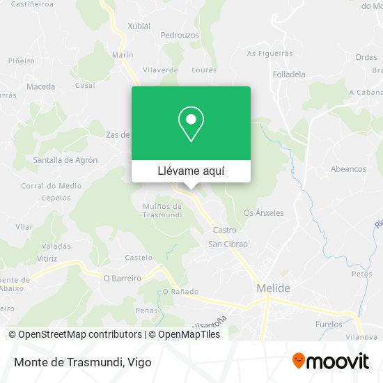 Mapa Monte de Trasmundi