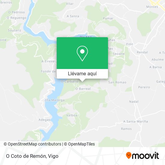 Mapa O Coto de Remón