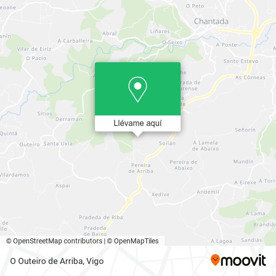 Mapa O Outeiro de Arriba