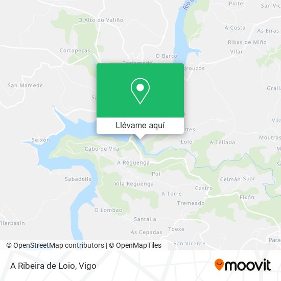 Mapa A Ribeira de Loio