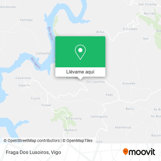Mapa Fraga Dos Lusoiros