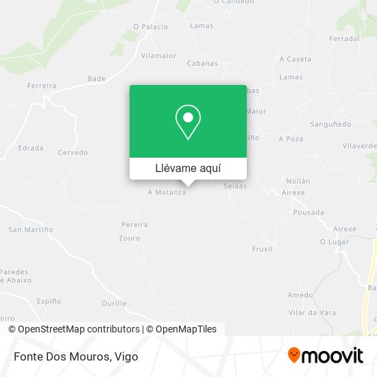 Mapa Fonte Dos Mouros