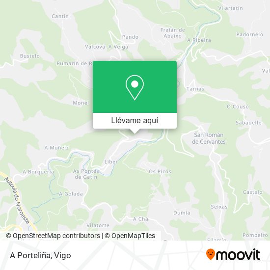 Mapa A Porteliña