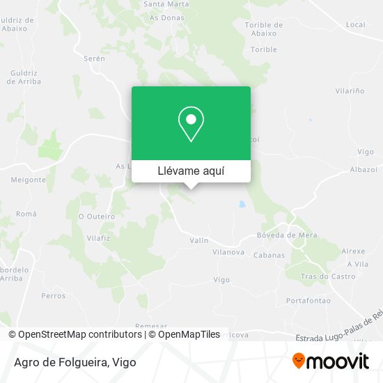 Mapa Agro de Folgueira