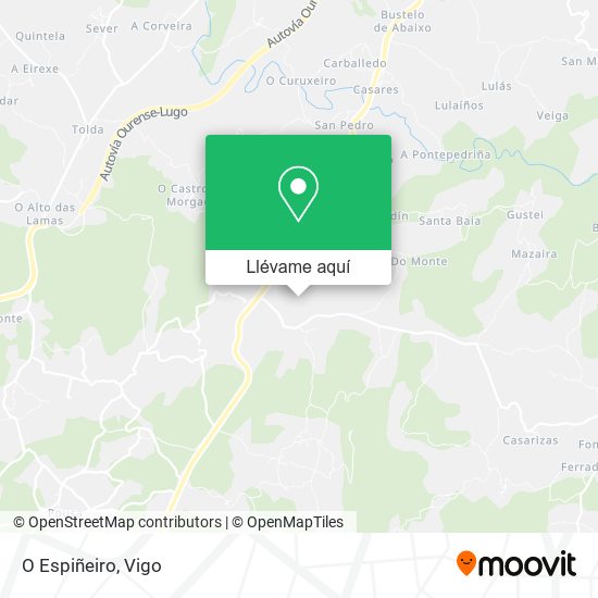 Mapa O Espiñeiro